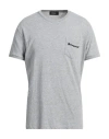 Dsquared2 Man T-shirt Grey Size L Cotton, Viscose In Grey