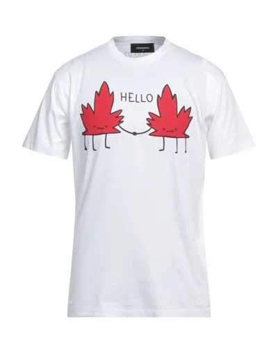 Dsquared2 T-shirts In White