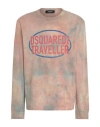 Dsquared2 Man T-shirt Khaki Size Xl Virgin Wool In Beige