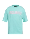 Dsquared2 Man T-shirt Light Green Size L Cotton In Green