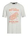 Dsquared2 Graphic-print Crew-neck T-shirt In Grey