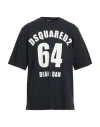 Dsquared2 Man T-shirt Midnight Blue Size S Cotton