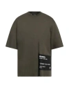 Dsquared2 Maxi Logo Patch T-shirt In Green