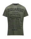 Dsquared2 T-shirts In Green
