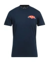 Dsquared2 Man T-shirt Navy Blue Size L Cotton