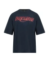 Dsquared2 Man T-shirt Navy Size L Cotton In Navy