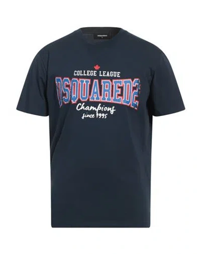 Dsquared2 College League Cool Fit T-shirt In Navy