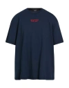 Dsquared2 Man T-shirt Navy Size Xs Cotton In Blue