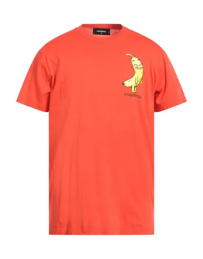 Dsquared2 T-shirts In Orange