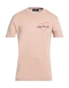 Dsquared2 Man T-shirt Pastel Pink Size L Cotton