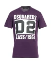 Dsquared2 Cool Fit T-shirt With Logo Print In Purple
