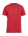 Dsquared2 Man T-shirt Red Size M Cotton In Red