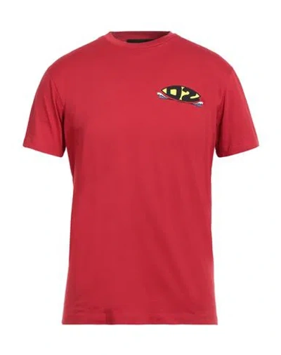 Dsquared2 Man T-shirt Red Size M Cotton