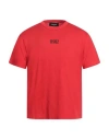 Dsquared2 Man T-shirt Red Size S Cotton In Red