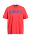 Dsquared2 T-shirts In Red