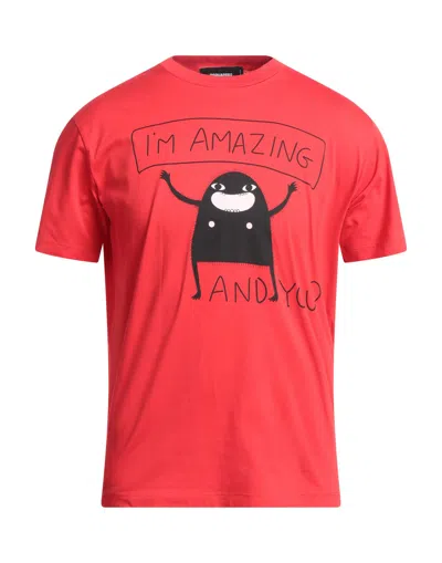 Dsquared2 T-shirts In Red