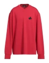 Dsquared2 Man T-shirt Red Size Xxxl Polyamide, Cotton, Elastane