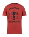 Dsquared2 T-shirts In Red