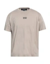 Dsquared2 Man T-shirt Sand Size Xxxl Cotton In Beige
