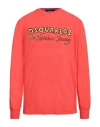 Dsquared2 Man T-shirt Tomato Red Size L Cotton