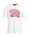 Dsquared2 Logo-print Cotton T-shirt In White