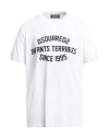 Dsquared2 Graphic Print Crew-neck Cool Fit T-shirt In White
