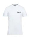 Dsquared2 Man T-shirt White Size L Cotton