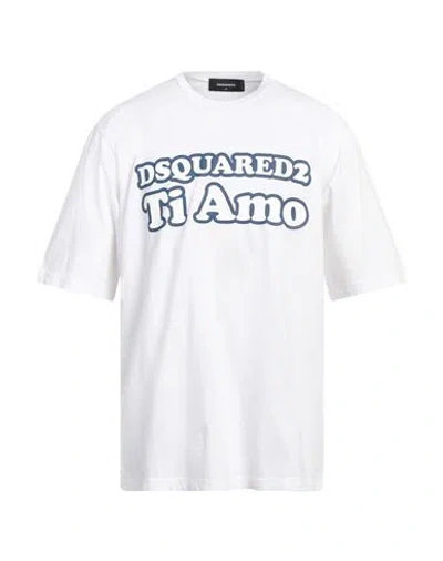 Dsquared2 Logo-print Cotton T-shirt In White
