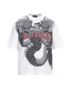 Dsquared2 Dragon-print Cotton T-shirt In White