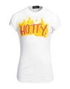 Dsquared2 Man T-shirt White Size L Cotton In White