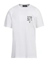 Dsquared2 Man T-shirt White Size L Cotton In White