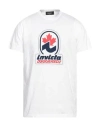 Dsquared2 Man T-shirt White Size Xxl Cotton