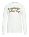 Dsquared2 Man T-shirt White Size L Cotton