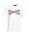 Dsquared2 Man T-shirt White Size L Cotton In White