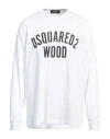 Dsquared2 Man T-shirt White Size L Cotton In White