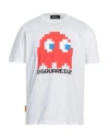 Dsquared2 Cartoon-print Cotton T-shirt In White