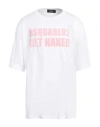 Dsquared2 Skater Fit Printed T-shirt In White
