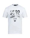 Dsquared2 T-shirts And Polos White In White