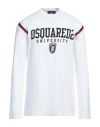 Dsquared2 Man T-shirt White Size L Cotton, Polyester
