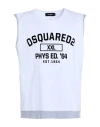 Dsquared2 Man T-shirt White Size L Cotton, Viscose In White
