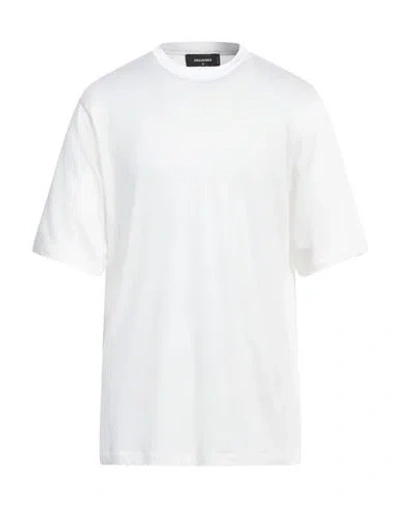Dsquared2 Man T-shirt White Size Xxl Cotton