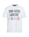 Dsquared2 Man T-shirt White Size M Cotton In White