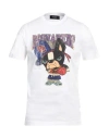 Dsquared2 Man T-shirt White Size M Cotton In White