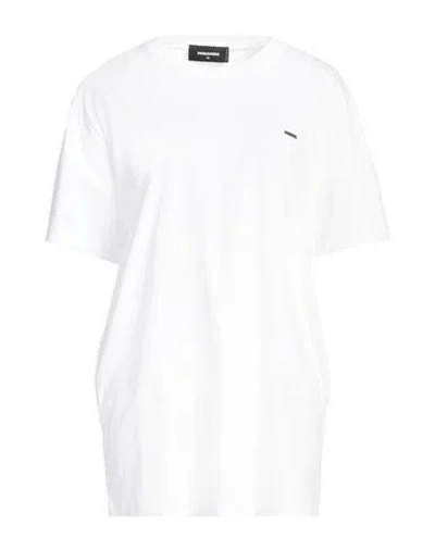 Dsquared2 Man T-shirt White Size M Cotton In White