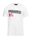 Dsquared2 Cotton Jersey Logo T-shirt In White