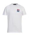 Dsquared2 Short Sleeve Cotton T-shirt In White