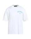 Dsquared2 Man T-shirt White Size M Cotton