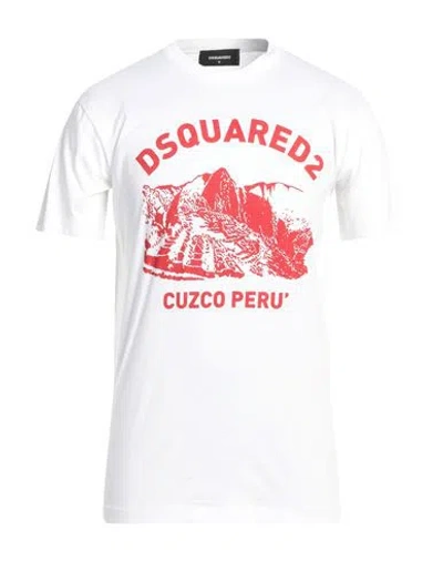 Dsquared2 Logo-print Short-sleeve T-shirt In White