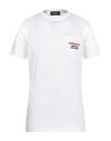 Dsquared2 Man T-shirt White Size Xxl Cotton
