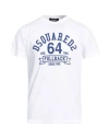 Dsquared2 College Printed Cotton Jersey T-shirt In White